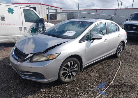 2014 Honda Civic Ex from USA, damaged, VIN 19XFB2F87EE057369